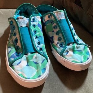 Coach Tennis Shoes Used 8 Green White